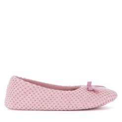Kapcie Home & Relax. Czerwone kapcie damskie Home & Relax, bez wzorów. Za 49.99 zł.