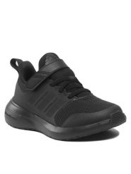 Adidas Sneakersy Fortarun 2.0 Cloudfoam Sport Running Elastic Lace Top Strap Shoes HP3118 Czarny. Czarne buty sportowe dziewczęce Adidas, bez wzorów, z materiału, bez zapięcia. Za 159.99 zł.