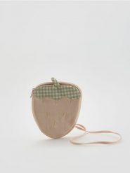 Mała torebka na ramię - pastelowy róż. Czerwone torby i plecaki dziecięce Reserved, z tkaniny, małe. Za 49.99 zł.