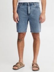 Solid Szorty jeansowe 21107657 Niebieski Straight Fit. Niebieskie szorty męskie !SOLID, m, bez wzorów, z bawełny. Za 119.99 zł.