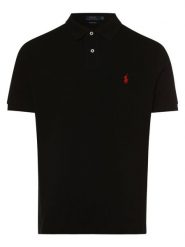 Polo Ralph Lauren koszulka polo Mężczyźni Bawełna czarny, XXL. Czarne koszulki polo męskie Polo Ralph Lauren, m, bez wzorów, z bawełny, bez kołnierzyka, bez ramiączek. Za 649.95 zł.