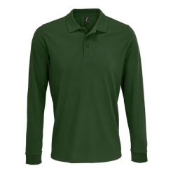 Koszulka Polo Z Długim Rękawem Dla Dorosłych Unisex Polycotton. Zielone koszule damskie SOL'S, s, bez wzorów, casualowe, bez kołnierzyka, bez ramiączek. Za 84.99 zł.