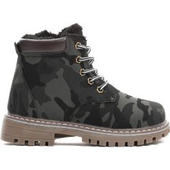Czarne Traperki Piece Of Me. Czarne buty zimowe chłopięce Born2be, z materiału. Za 69.99 zł.