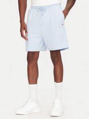 Tommy Jeans Szorty sportowe Entry GraphicDM0DM21369 Błękitny Regular Fit. Niebieskie krótkie spodenki sportowe męskie Tommy Jeans, m, bez wzorów, z bawełny. Za 129.99 zł.