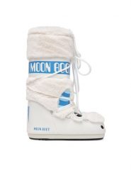 Moon Boot Śniegowce 80D3400330 Biały. Białe śniegowce i trapery damskie Moon Boot, ze skóry. Za 809.99 zł.