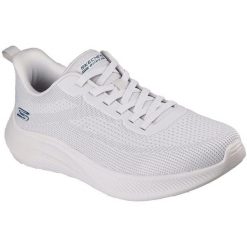 Buty sportowe męskie Skechers Bobs Moda Flex. Szare buty sportowe męskie Skechers, bez zapięcia, na fitness i siłownię. Za 490.00 zł.