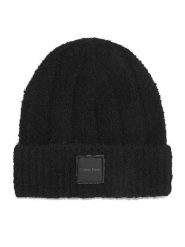 Calvin Klein Czapka Modern Patch Chunky K60K612596 Czarny. Czarne czapki i kapelusze damskie Calvin Klein, na zimę, bez wzorów, z materiału. Za 209.99 zł.