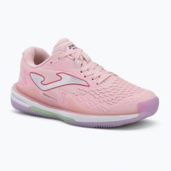 Buty do tenisa damskie Joma T.Ace Lady C. Czerwone obuwie sportowe damskie Joma, bez wzorów, z gumy, do biegania. Za 509.99 zł.
