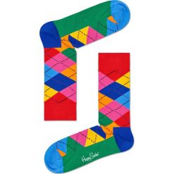 Happy Socks - Skarpety Argyle. Różowe skarpety męskie Happy Socks, z bawełny. Za 39.90 zł.