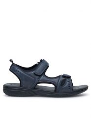 Lanetti Sandały MSS20463-01 Granatowy. Niebieskie sandały męskie Lanetti, z syntetyku, bez zapięcia. Za 119.99 zł.