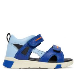 Sandały ECCO. Niebieskie sandały chłopięce ecco, bez zapięcia. Za 269.99 zł.