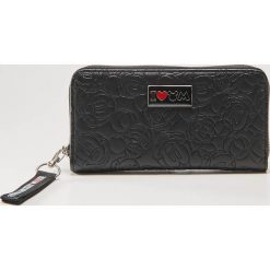Portfel Mickey Mouse - Czarny. Czarne portfele damskie House, z motywem z bajki. Za 45.99 zł.