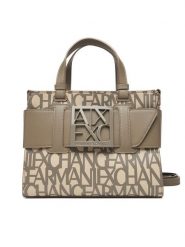 Armani Exchange Torebka 942690 3F742 M1014 Beżowy. Brązowe torebki do ręki damskie Armani Exchange, bez wzorów, z materiału, bez dodatków. Za 579.99 zł.