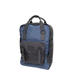 Plecak miejski Doughnut Macaroon Large Go Wild Series - black/navy. Niebieskie plecaki damskie Doughnut, bez wzorów. Za 328.99 zł.