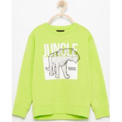 Bluza z nadrukiem - Zielony. Bluzy dla chłopców Reserved, z nadrukiem. W wyprzedaży za 19.99 zł.