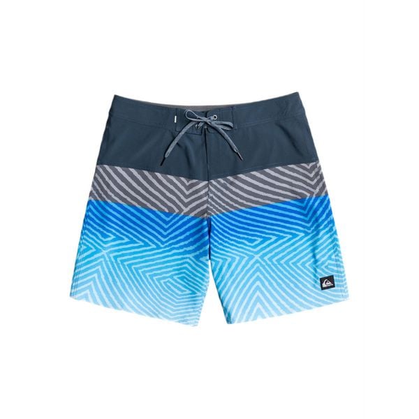 Spodenki kąpielowe Quiksilver Surfsilk Panel 18. Niebieskie kąpielówki męskie Quiksilver, xs, bez wzorów, z elastanu. Za 149.99 zł.