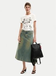 Desigual Plecak 26SAKP07 Czarny. Czarne plecaki damskie Desigual, bez wzorów, ze skóry. Za 489.99 zł.