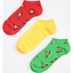 Skarpety stopki 3 pack - Czerwony. Skarpety męskie Reserved. Za 19.99 zł.