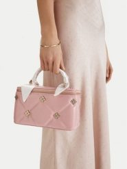 Nine West Torebka EO-Delancey Moon-KS2575-1 Różowy. Czerwone torebki do ręki damskie Nine West, bez wzorów, z materiału, bez dodatków. Za 259.99 zł.