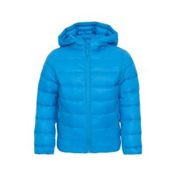 Kurtka puchowa z kapturem dziecięca Martes Essentials Mirado. Niebieskie kurtki i płaszcze dla chłopców MARTES ESSENTIALS, na jesień, bez wzorów, z materiału, eleganckie, z kapturem. Za 123.70 zł.