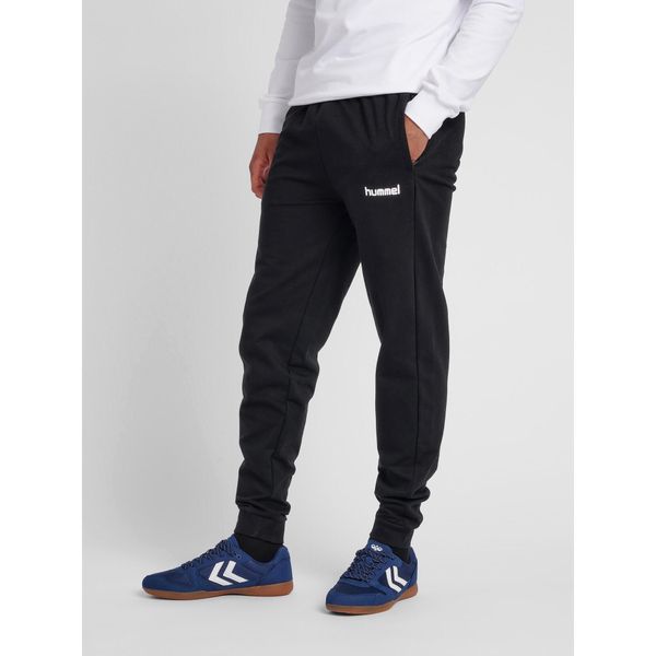Spodnie dresowe sportowe dla dorosłych Hummel Go Cotton Pant. Czarne krótkie spodenki sportowe męskie Hummel, m, bez wzorów, z dresówki, do piłki ręcznej. Za 137.00 zł.