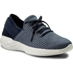 Buty SKECHERS - Upleft 14965/NVW Navy/White. Niebieskie buty sportowe męskie Skechers, z materiału. W wyprzedaży za 179.00 zł.