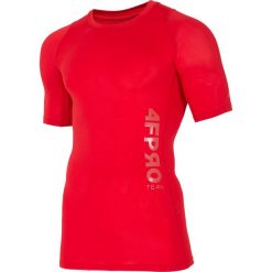Bielizna 4FPRO TSMF401 - CZERWONY. Czerwona bielizna termoaktywna męska 4f, z jersey. W wyprzedaży za 79.99 zł.