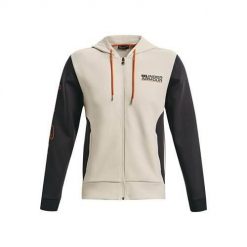 Bluzy sportowa męska Under Armour Summit Knit FZ HD. Białe bluzy męskie Under Armour, m, bez wzorów, z kapturem. Za 622.00 zł.