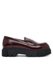 Calvin Klein Półbuty Scarpa Bassa V4A4-83130-1453 Bordowy. Czerwone półbuty dziewczęce Calvin Klein, bez wzorów, ze skóry, bez zapięcia. Za 429.99 zł.