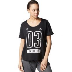 Adidas Koszulka NYC czarna r. XS (AY4978). T-shirty damskie Adidas. Za 108.62 zł.