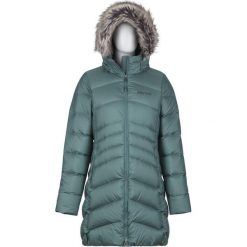 Marmot Płaszcz damski Wm's Montreal Coat Mallard Green S. Zielone kurtki damskie Marmot, s, bez wzorów, z puchu, bez kaptura. W wyprzedaży za 695.00 zł.