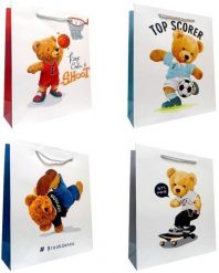 Jupiter Torebka prezentowa dziecięca L Miś sportowiec mix EDUKAMP. Torby i plecaki dziecięce Jupiter. Za 7.60 zł.