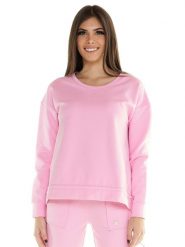 Bluzy damskie z okrągłym dekoltem Leone Leisure. Czarne bluzy sportowe damskie LEONE 1947 APPAREL, xs, bez wzorów, bez kaptura, na fitness i siłownię. Za 147.31 zł.