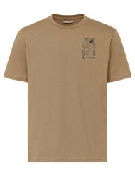 Koszulka funkcyjna M Spirit T-Shirt II. Brązowe t-shirty męskie Vaude, l, bez wzorów, z materiału, biznesowe, bez kołnierzyka. Za 159.00 zł.