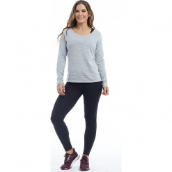 Sweter "Bailey" w kolorze jasnoszarym. Szare swetry damskie BALANCE COLLECTION, z okrągłym kołnierzem. W wyprzedaży za 65.95 zł.