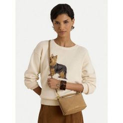 Torebka LAUREN RALPH LAUREN. Brązowe torebki do ręki damskie Lauren Ralph Lauren, bez wzorów, klasyczne, bez dodatków. Za 1,299.00 zł.