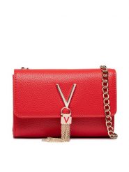 Valentino Torebka Divina VBS1R403G Czerwony. Czerwone torebki do ręki damskie Valentino, bez wzorów, ze skóry, wizytowe, bez dodatków. Za 219.99 zł.