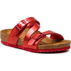 Klapki BIRKENSTOCK - Salina Kids 1010412 Soft Metallic Red. Sandały dziewczęce Birkenstock. W wyprzedaży za 169.00 zł.