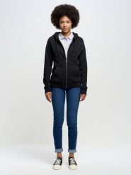 Bluza damska z kapturem czarna Laurisana 906. Czarne bluzy damskie Big Star, l, bez wzorów, z dresówki, z kapturem. W wyprzedaży za 179.99 zł.