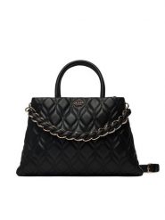 Guess Torebka Maxine HWQG97 33060 Czarny. Czarne torebki do ręki damskie Guess, z aplikacjami, ze skóry, bez dodatków. Za 674.99 zł.
