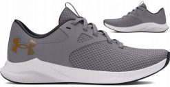 Buty damskie Under Armour Charged Aurora 2. Szare obuwie sportowe damskie Under Armour, bez wzorów, do biegania. Za 180.99 zł.