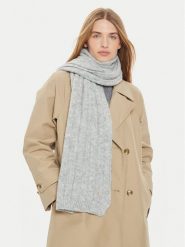 Tommy Hilfiger Szalik Timeless AW0AW16655 Szary. Szare czapki i kapelusze damskie Tommy Hilfiger, bez wzorów, z materiału. Za 329.99 zł.