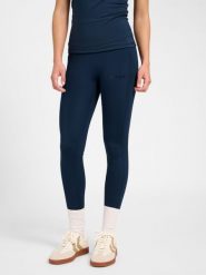 Damskie legginsy Hummel Prima. Niebieskie legginsy damskie Hummel, m, bez wzorów, z materiału. Za 214.50 zł.