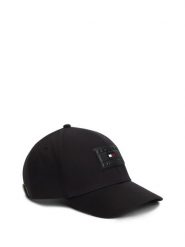 Tommy Hilfiger Czapka Mężczyźni Bawełna czarny, ONE SIZE. Czarne czapki i kapelusze męskie Tommy Hilfiger, bez wzorów, z bawełny, eleganckie. Za 249.95 zł.