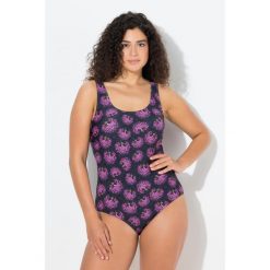 Damskie Kostium kąpielowy kwiaty i fajerwerki bez miękkich miseczek. Czarne kostiumy jednoczęściowe damskie Ulla Popken, plus size, bez wzorów, z elastanu, sportowe, plus size. Za 199.99 zł.