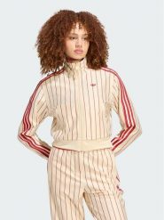 Adidas Bluza Reversible Firebird Track Top KT1850 Beżowy Regular Fit. Brązowe bluzy damskie Adidas, l, bez wzorów, z syntetyku, bez kaptura. Za 478.99 zł.