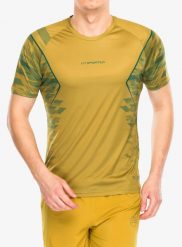Koszulka do biegania męska La Sportiva Pacer T-Shirt. Żółte koszulki sportowe męskie La Sportiva, l, bez wzorów, z poliesteru, bez kołnierzyka, bez ramiączek, do biegania. Za 261.65 zł.