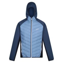 Męska Kurtka Hybrydowa Andreson VIII. Niebieskie kurtki sportowe męskie Regatta, m, bez wzorów, z puchu, trekkingowe. Za 182.99 zł.