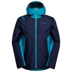 Kurtka uniwersalna męska La Sportiva La Softshelljacke Discover Shell. Niebieskie kurtki męskie La Sportiva, l, bez wzorów, z syntetyku, klasyczne, z kapturem. Za 1,012.99 zł.