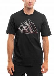 Koszulka męska adidas Tech Outline Graphic. Zielone koszulki sportowe męskie Adidas, l, bez wzorów, z bawełny, bez kołnierzyka, bez ramiączek. Za 98.99 zł.